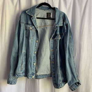 oversized denim jacket